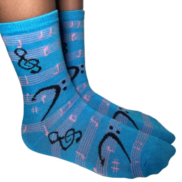 Music Note Socks - Picture 3 of 3
